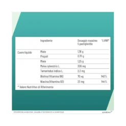 NeoBorocillina Propolmiele+ per il benessere della gola 16 pastiglie gusto miele ed eucalipto