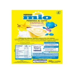 Nestlè Mio Merenda Al Latte Vaniglia 4 Vasetti da 100g