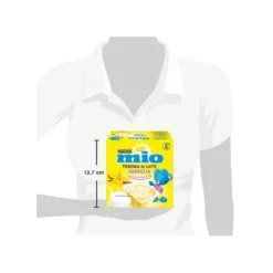 Nestlè Mio Merenda Al Latte Vaniglia 4 Vasetti da 100g