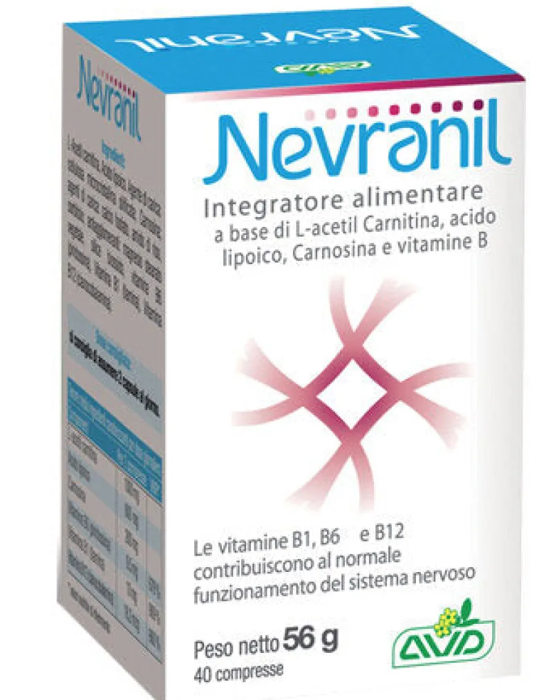 Nevranil Integratore Sistema Nervoso 40 compresse