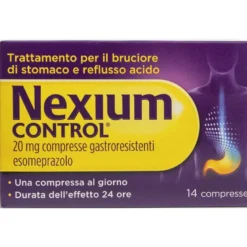 Nexium Control Antiacido Per Bruciore Di Stomaco E Reflusso Esomeprazolo 14 Compresse