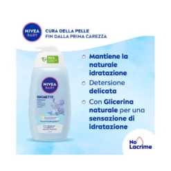 Nivea Baby Bagnetto Delicato Detergente Neonato Per Una Detersione Delicata E Idratante 450ml