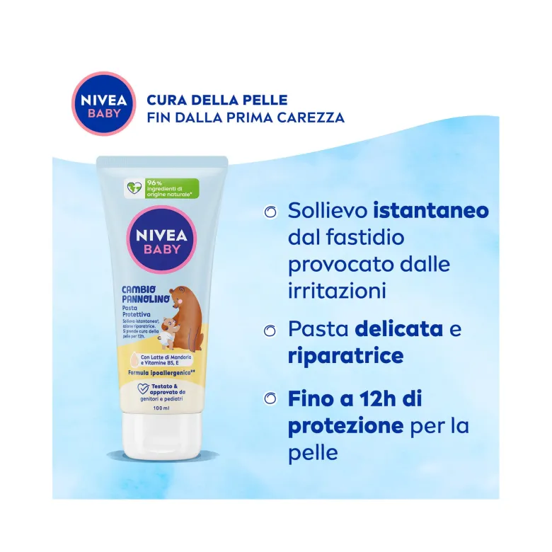 Nivea Baby Cambio Pannolino Pasta Protettiva Lenitiva 100ml