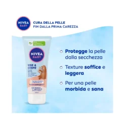 Nivea Baby Viso & Corpo Crema Soffice Bambini Corpo E Viso Idratante E Nutriente 100ml
