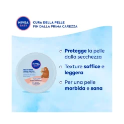 Nivea Baby Viso & Corpo Crema Soffice Bambini Corpo E Viso Idratante E Nutriente 200ml