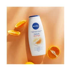 Nivea Bagnodoccia Care & Orange Bagnoschiuma in Crema Detergente Al Profumo Di Arancia 650ml
