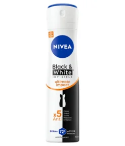 Nivea Black & White Invisible Ultimate Impact Deodorante Spray on Antitraspirante 125ml