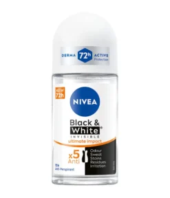 Nivea Black & White Invisible Ultimate Impact Roll-on Deodorante Antitraspirante 50ml