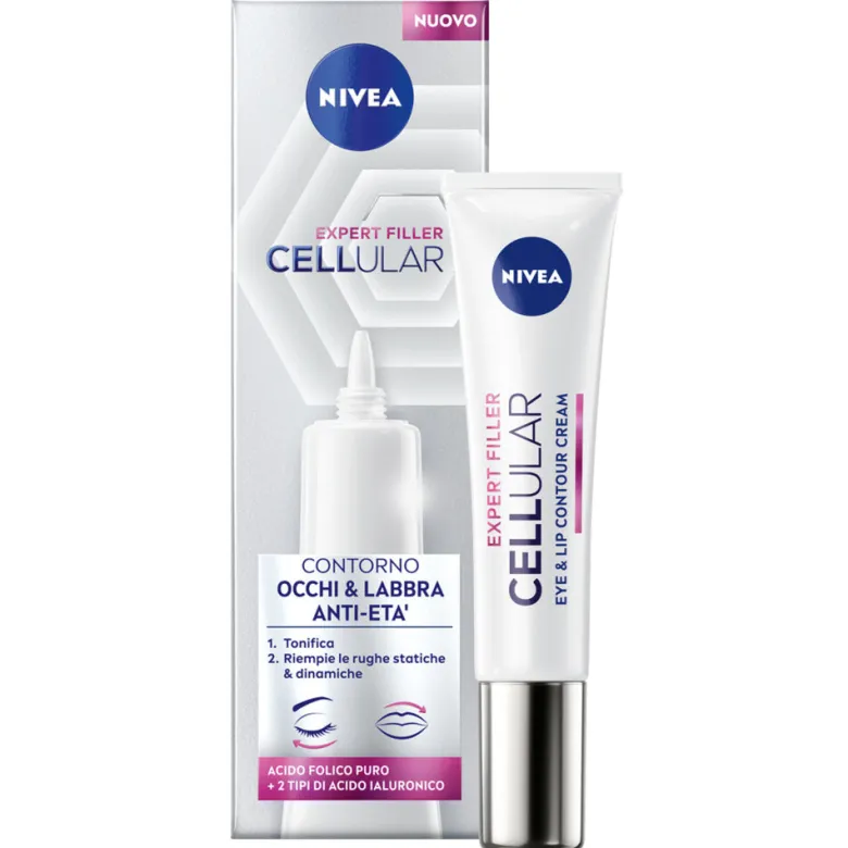 Nivea Cellular Expert Filler Crema Contorno Occhi & Labbra Anti-età 15ml