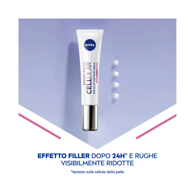 Nivea Cellular Expert Filler Crema Contorno Occhi & Labbra Anti-età 15ml