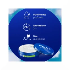 Nivea Creme Crema Idratante Corpo Viso E Mani Multiuso Con Eucerit Glicerina E Pantenolo 250ml