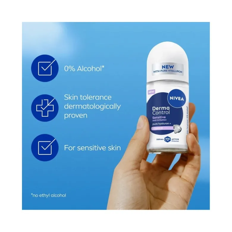Nivea Derma Control Restore Deodorante Antitraspirante Roll-On 72H 50ml