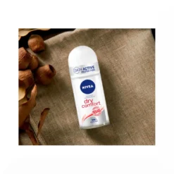 Nivea Dry Comfort Deodorante Roll on Antitraspirante 72h Con Formula Dual Active 50ml
