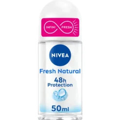 Nivea Fresh Natural Deodorante Roll On Antitraspirante Per Una Protezione 48h 50ml