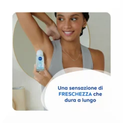 Nivea Fresh Natural Deodorante Roll On Antitraspirante Per Una Protezione 48h 50ml