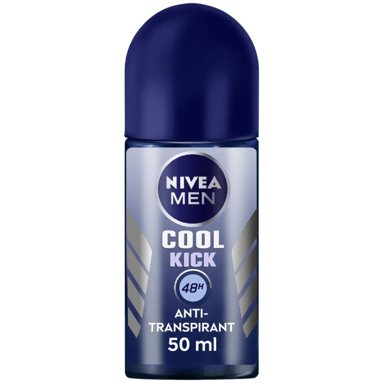 Nivea Men Cool Kick Deodorante Uomo Roll-on Antitraspirante 48h 150ml