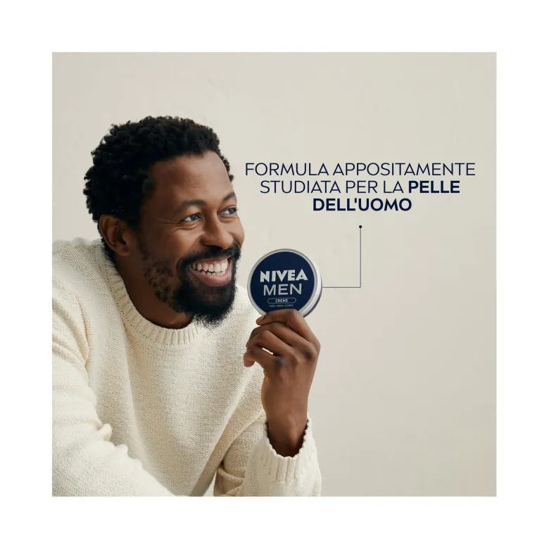 Nivea Men Creme Crema Idratante Uomo Multiuso Per La Cura Di Viso Corpo E Mani 75ml