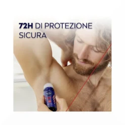 Nivea Men Dry Impact Deodorante Roll on Uomo Per 72h Di Protezione Antitraspirante 50ml