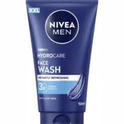 Nivea Men Hydrocare Gel Detergente Viso Uomo XXL 150ml