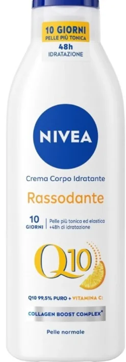 Nivea Q10 Crema Corpo Idratante Rassodante Corpo Pelle Secca 250ml