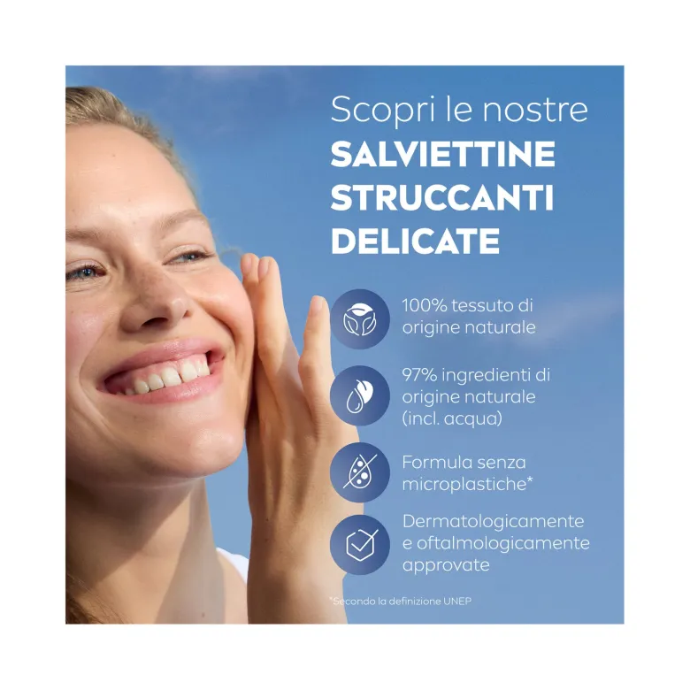 Nivea Salviettine Struccanti 3in1 Rinfrescanti Salviette Struccanti Pelli Normali E Miste 25 Pezzi