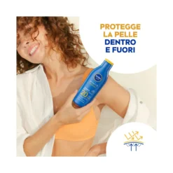 Nivea Sun Latte Solare Protect & Hydrate Fp20 Crema Solare Idratante Per 48 Ore 200ml