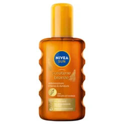 Nivea Sun Olio Solare Spray Carotene Bronze Olio Abbronzante Con Carotene E Vitamina E 200ml