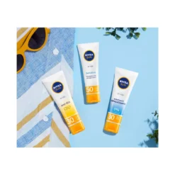 Nivea Sun Uv Viso Sensitive Fp50 Crema Solare Viso Delicata Per Pelli Sensibili 50ml