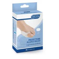 Noksan Protettore Alluce Valgo in gel naturale di silicone Tg S/M da 1 pezzo