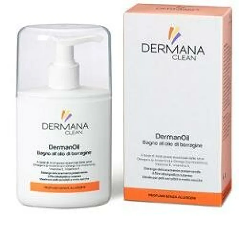 Noreva DermanOil Detergente all'olio di Borragine per pelli sensibili e secche 200ml