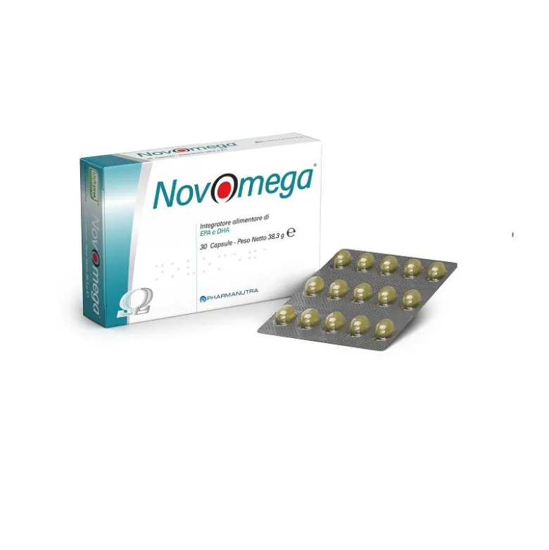 Novomega integratore alimentare utile per il controllo del Colesterolo 30 capsule