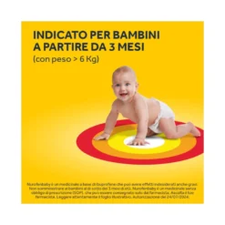 Nurofen Baby Prima Infanzia 60 mg Ibuprofene Indicato per Febbre 10 Supposte