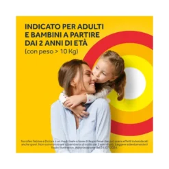 Nurofen Febbre e Dolore Bambini 200 mg/5 ml Ibuprofene Indicato per Febbre Dolori ai Denti e Muscolari Sospensione Orale Arancia 100 ml