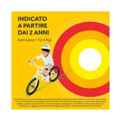 Nurofen Junior Bambini 125 mg Ibuprofene Analgesico Indicato per Febbre 10 Supposte