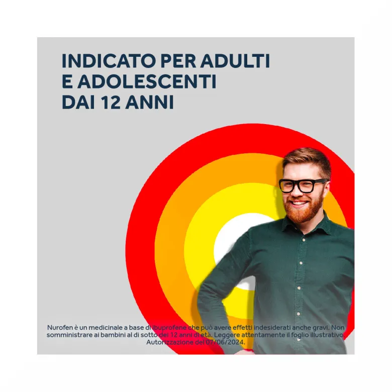 Nurofen 200 mg Ibuprofene Analgesico per Mal di Testa Dolori Muscolari e Articolari 12 Compresse