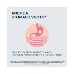 Nurofenteen 200 mg Ibuprofene Analgesico per Mal di Testa Mal di Denti e Dolori Mestruali 12 Compresse Orodispersibili alla Menta
