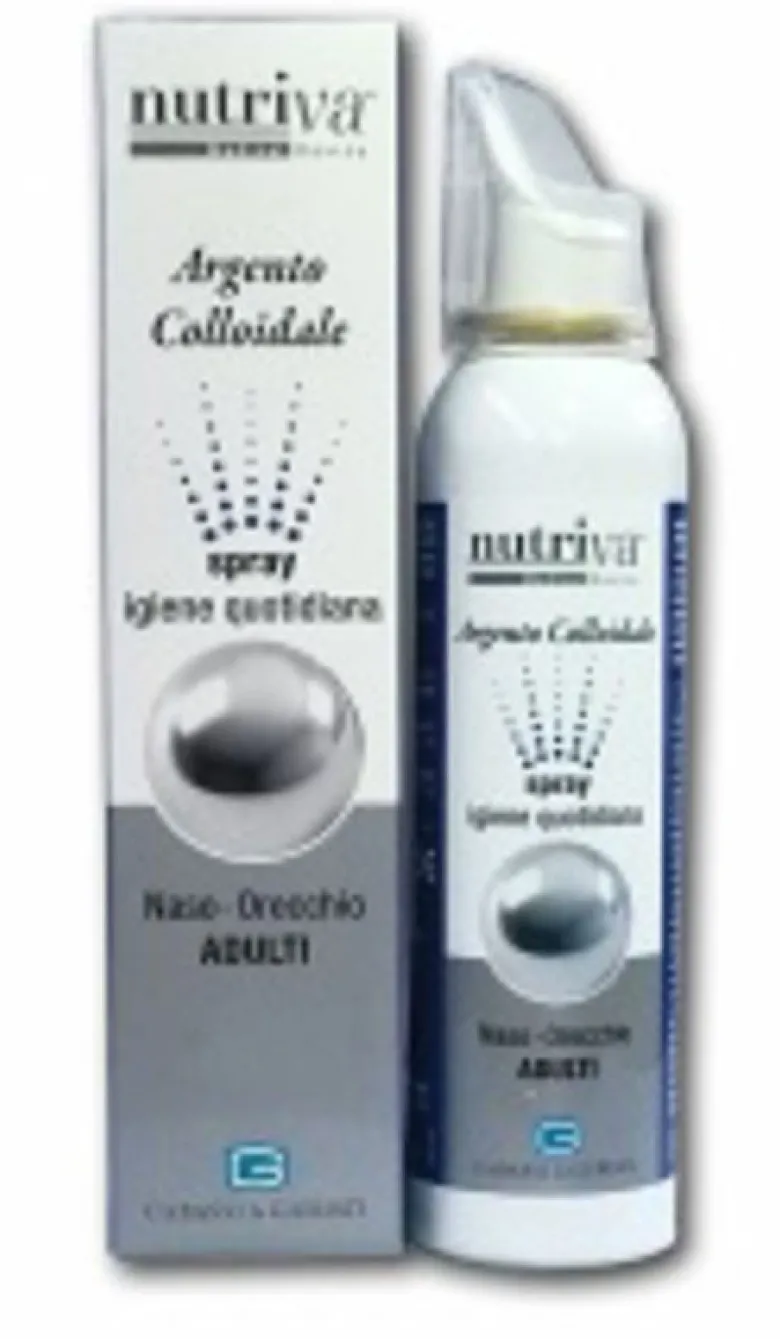 Nutriva Argento Colloidale Spray Naso Orecchio 100ml Adulti