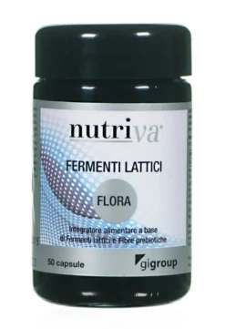 Nutriva Flora integratore fermenti lattici 50 capsule