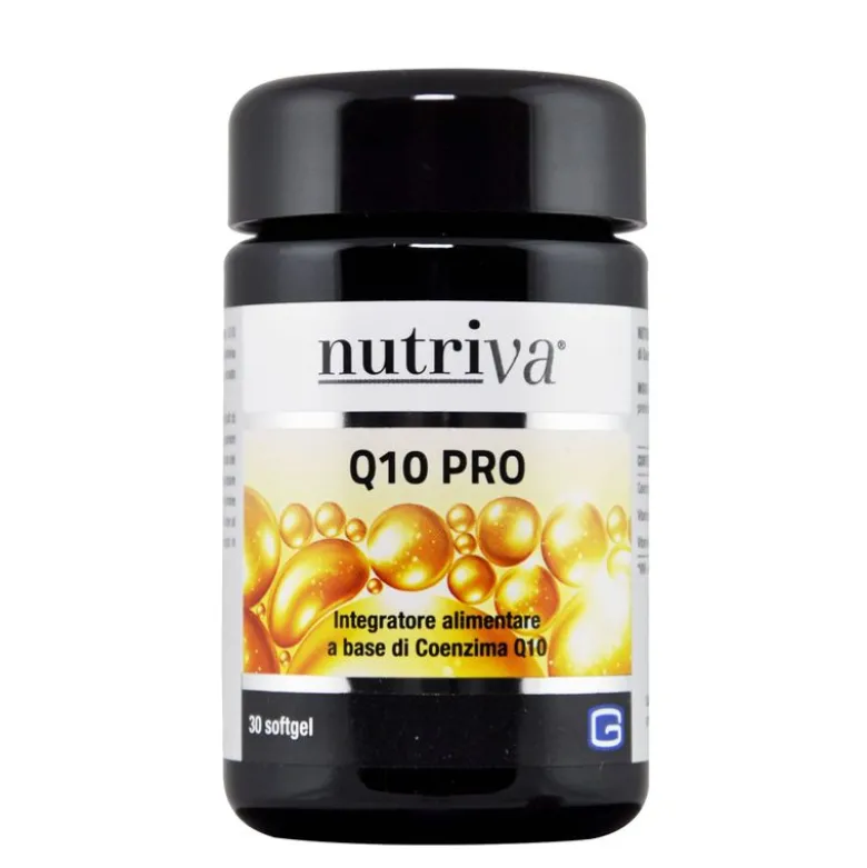 Nutriva Q10 Pro integratore alimentare utile come antiossidante e per la pelle 30 capsule