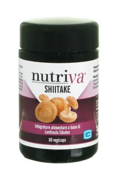 Nutriva Shiitake integratore per il sistema immunitario 60 capsule