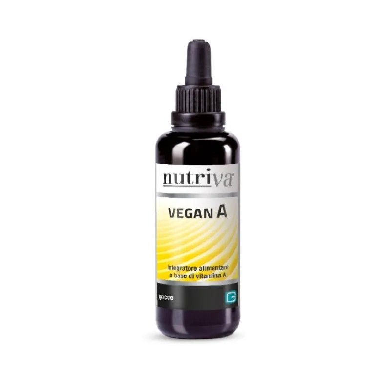 Nutriva Vegan A integratore alimentare utile per il benessere della pelle 30ml