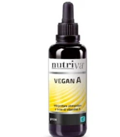 Nutriva Vegan A integratore alimentare utile per il benessere della pelle 30ml