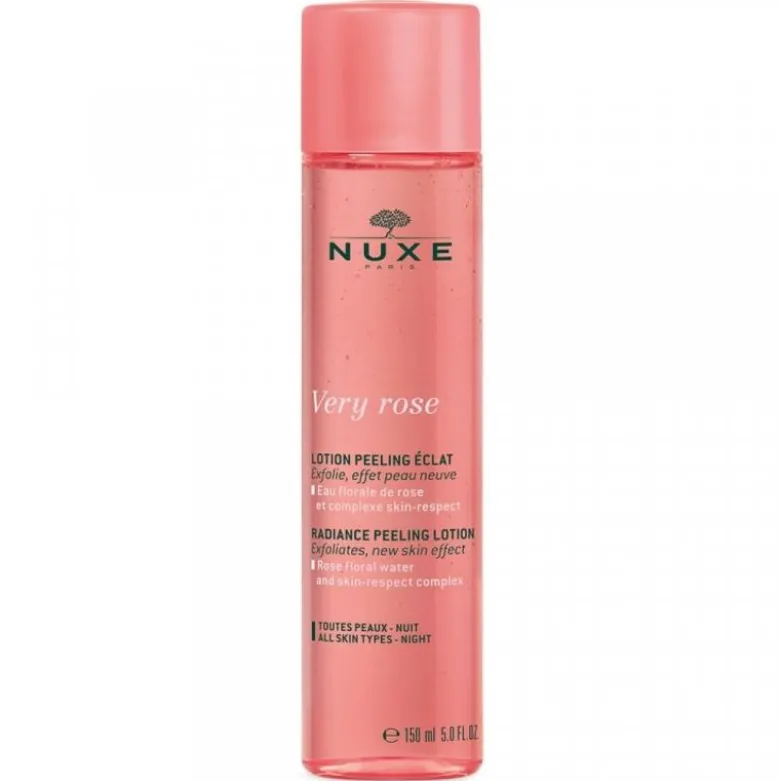 Nuxe Very Rose Lozione Peeling Esfoliante Illuminante acqua di rosa 150ml