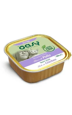 Oasy Delizioso Paté Kitten Ricco Di Pollo 100g