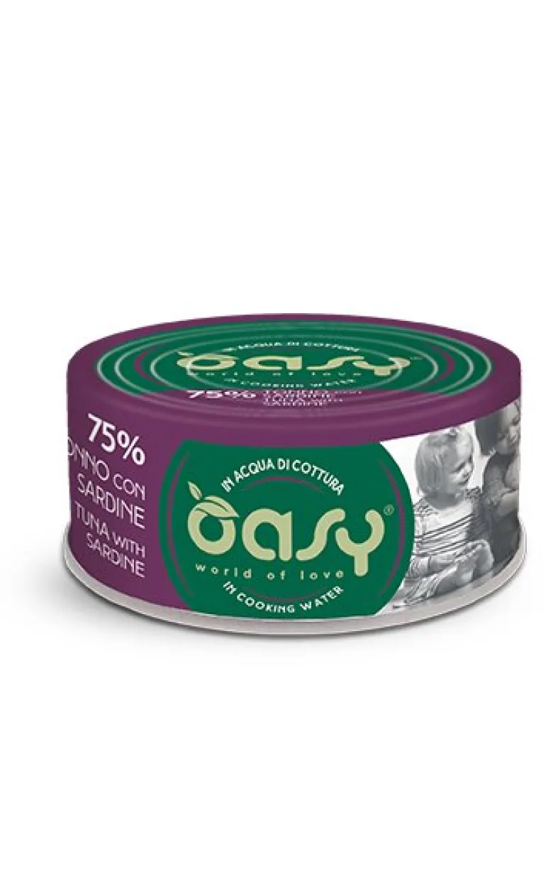 Oasy More Love Gatto Tonno con Sardine 70g