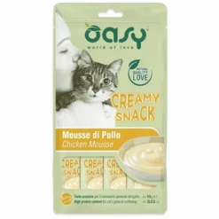 Oasy Snack Cat Creamy Snack Pollo 4x15g