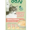 Oasy Snack Creamy Salmone Per Gatti 4x15g