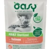 Oasy Wet Bocconcini Al Salmone Gatti Adulti Sterilizzati Busta 85g