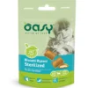 Oasy Wet Cat Snack Biscotti Ripieni Al Pollo Gatti Sterilizzati 60g