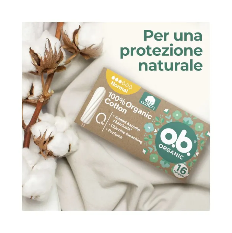 Ob Pro Comfort Organic Normal 16 Tamponi